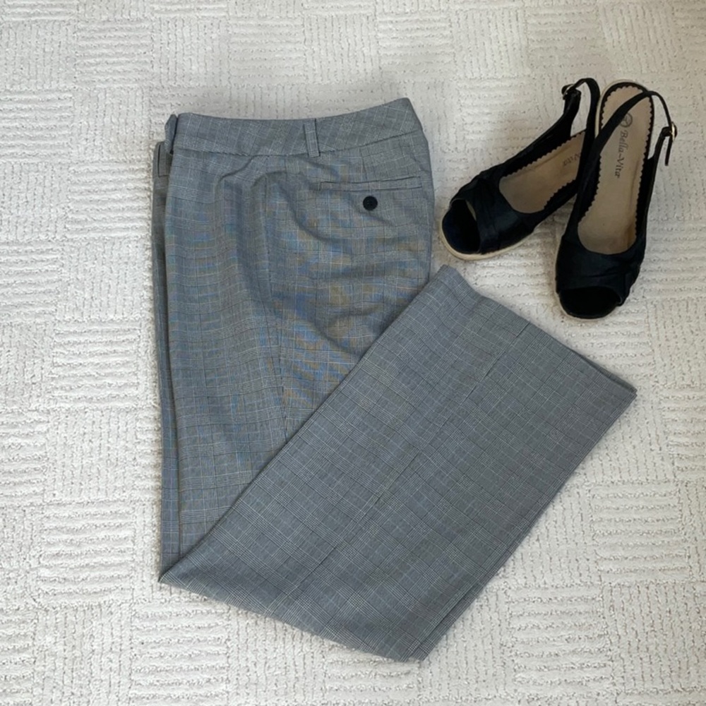 Women’s Context Petite (Lord & Taylor) Glen Plaid Dress Slacks